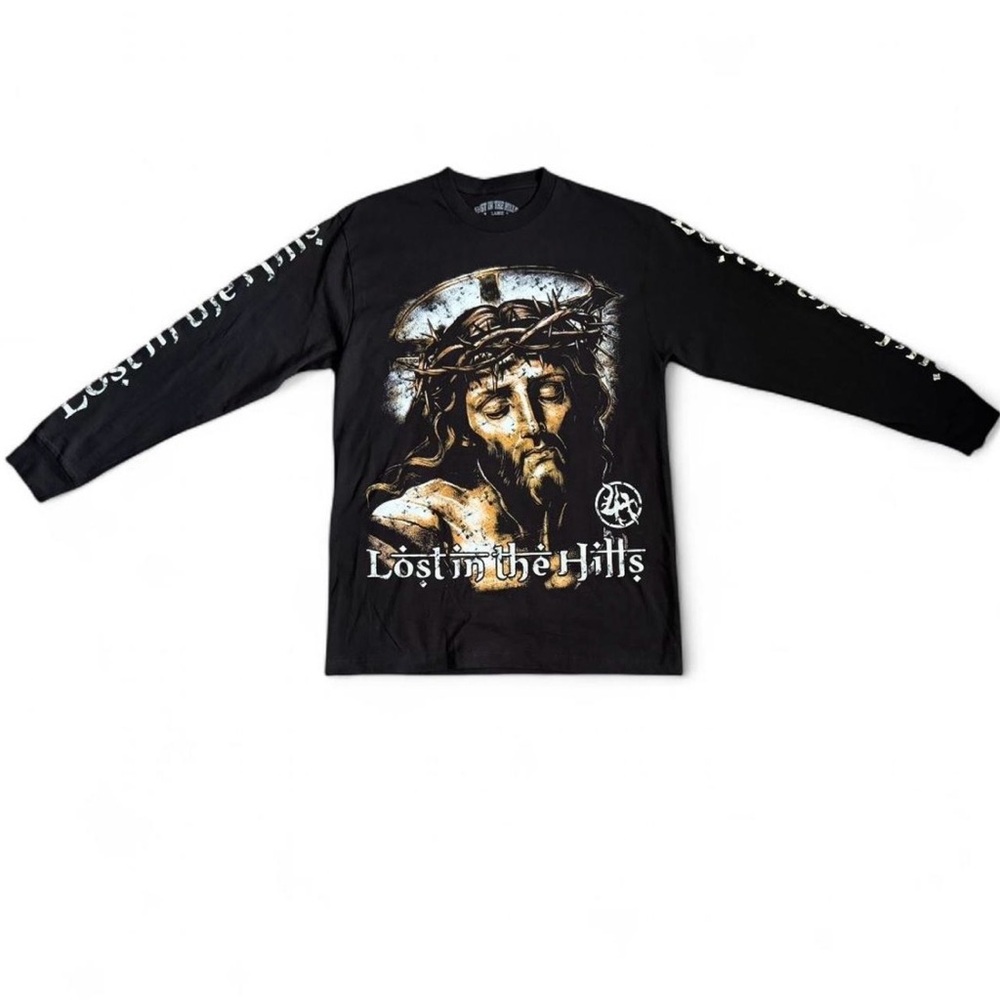 Lost Hills Long Sleeve Jesus Graphic Tee